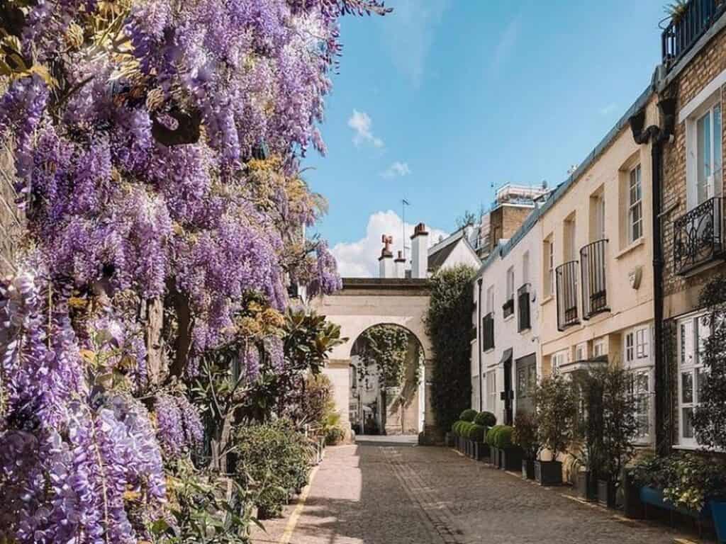 Old Streets in London Old London Streets names Famous streets london kynance mews beautiful mews in london