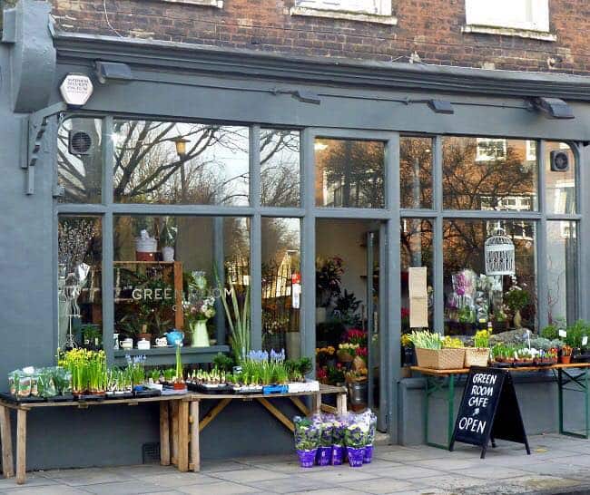 best cafes in Stoke Newington green room cafe london florist stoke newington