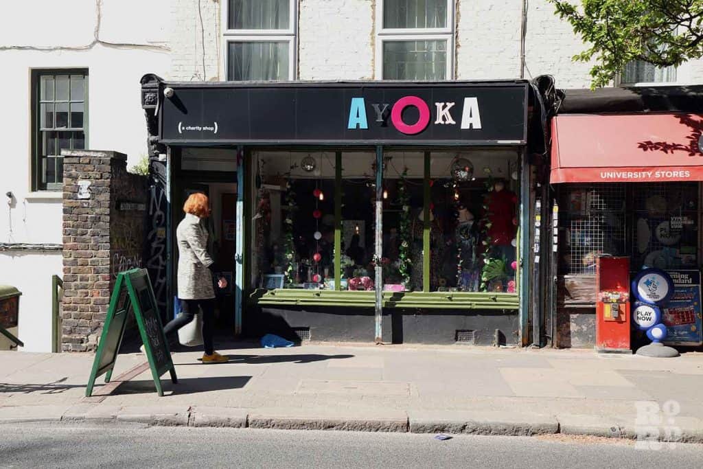best charity shops bethnal green best charity shops london best charity shops east london oxfam london ayoka bethnal green