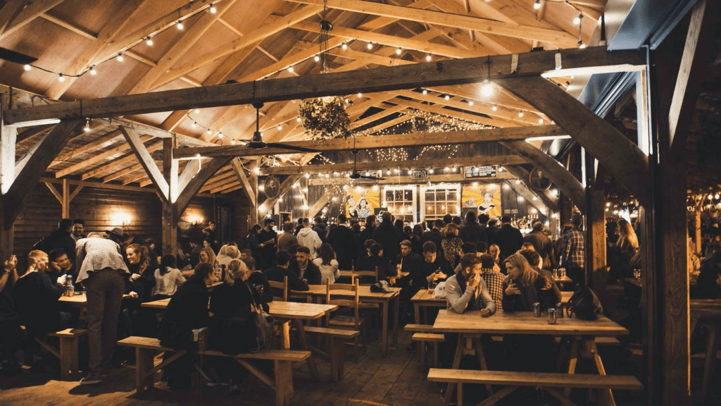 best christmas markets in london Flat iron square