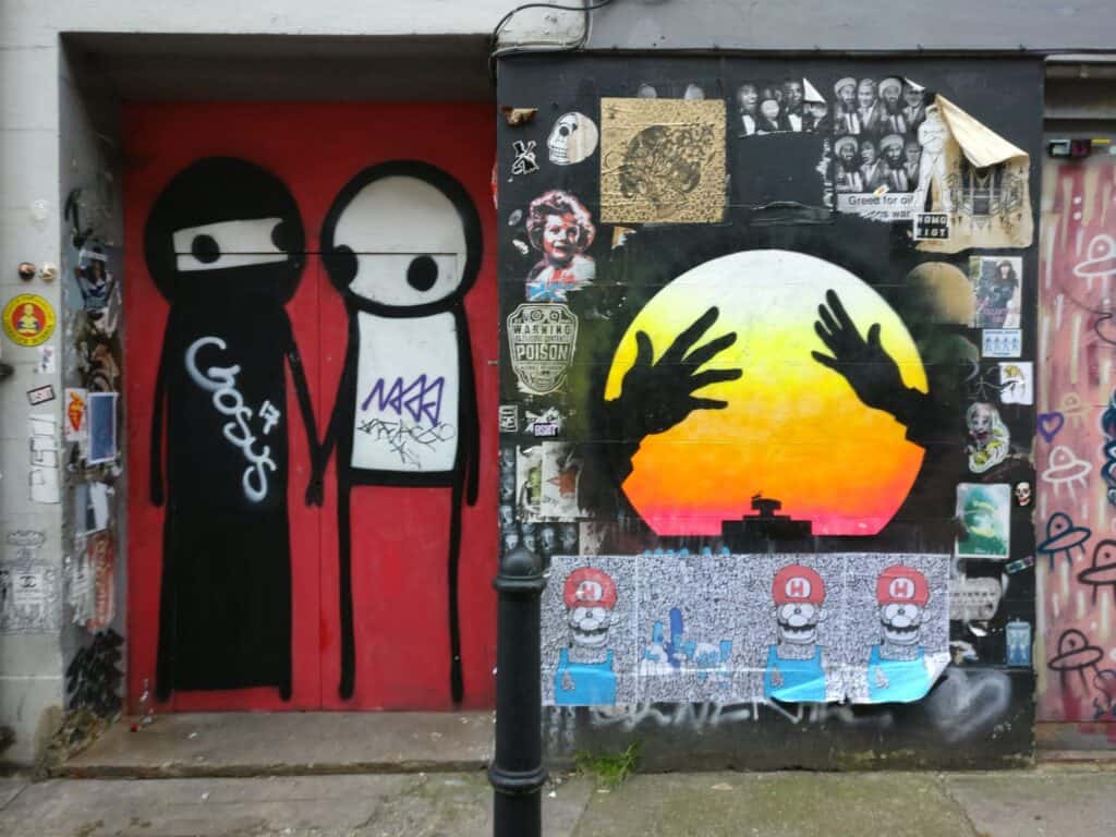 brick lane street art in london graffiti gallery